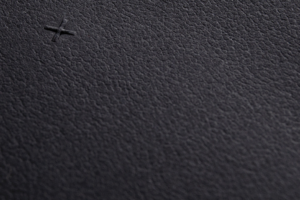 Two Times Elliott Stationery #emboss #times #branding #cross #black #two #elliott #identity #leather