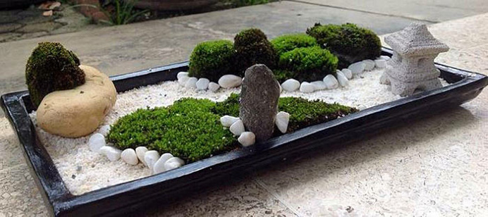 Garden Art Home Decor, Mini Zen Garden Designs