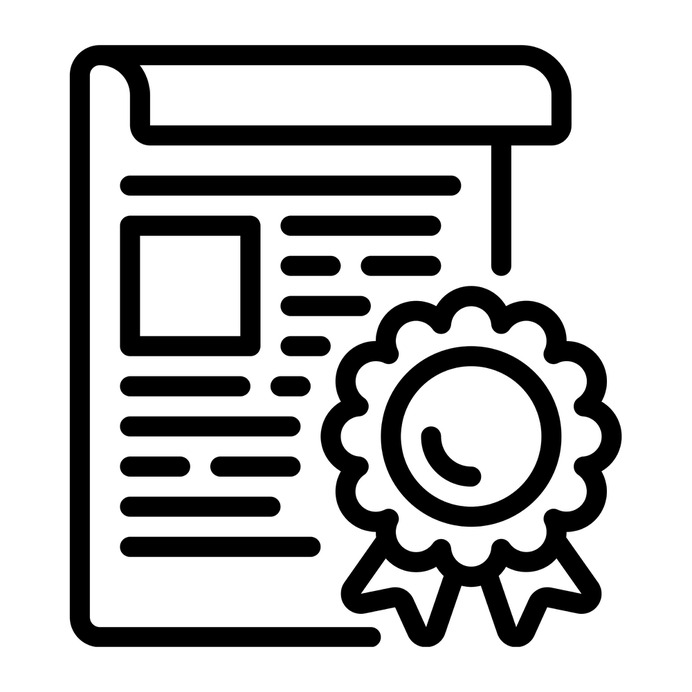 See more icon inspiration related to contract, patent, files and folders, degree, certificate, education, diploma and interface on Flaticon.