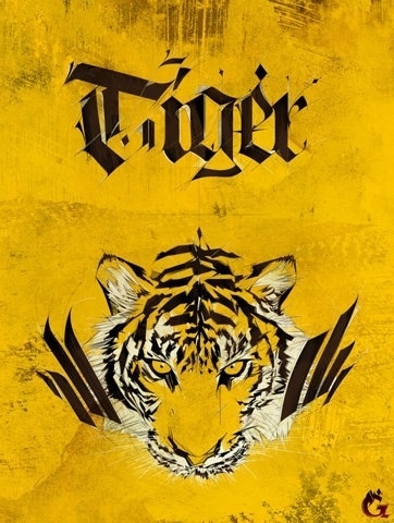 FFFFOUND! | Tiger on the Behance Network #tiger