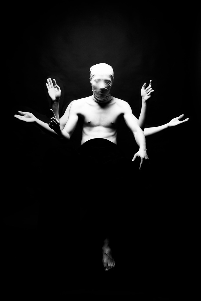 Modern Vishnu, (2014)Â #white #modern #vishnu #black #photography #art #and #god
