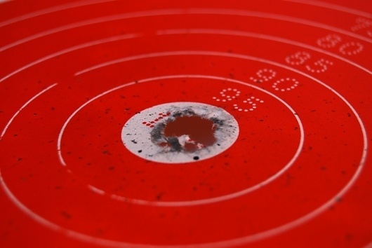 Strawberry Militia | In Full Effect #red #gun #print #gunshot #target #poster