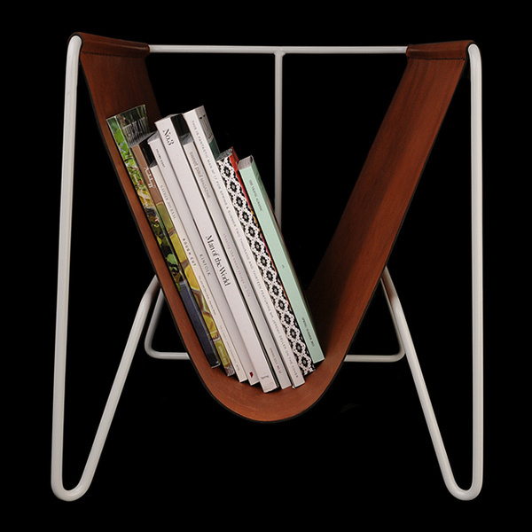 Makr Magazine Rack in Pale Grey #rack #magazine