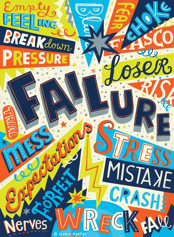 Failure #inspiration #creative #lettering #design #artists #art #hand #typography
