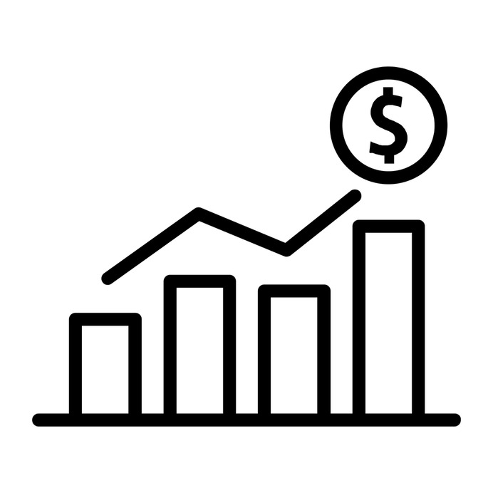 See more icon inspiration related to money, graph, graphic, coin, business, statistics, stats, finances, coins, profits, bars, growing and business and finance on Flaticon.