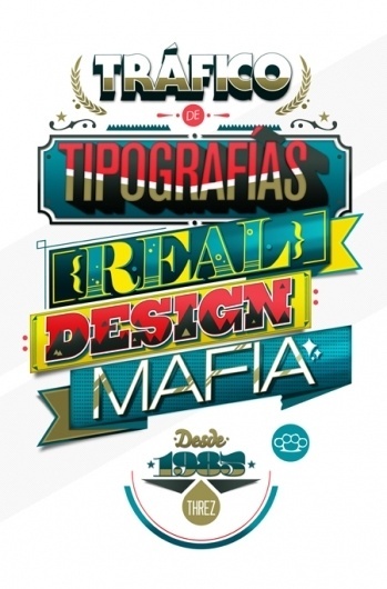 Personal « threz.com.ve #mafia #design #latino #threz #typo #typography