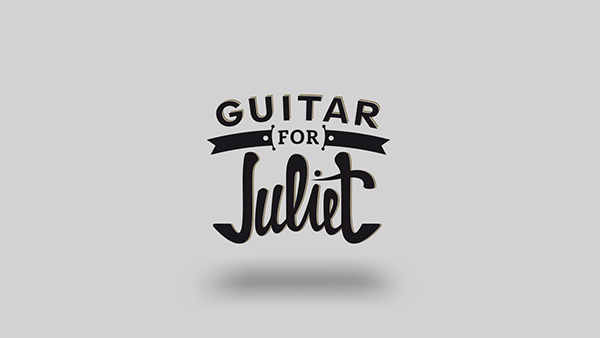 GUITAR FOR JULIET Concert Branding #logo #design #identity #branding