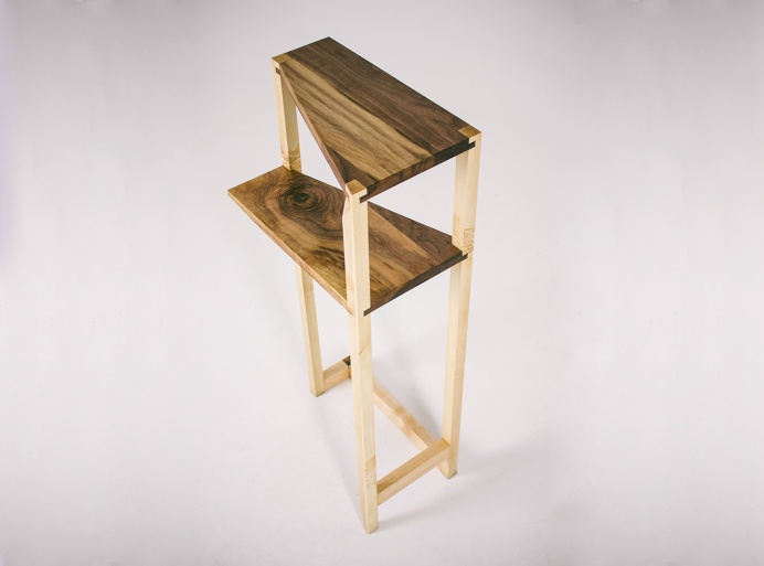 stack Stairs Fly Massive Millworks #fly #massive #millworks #wood #furniture #interior #walnut #maple #woodworking #modernism