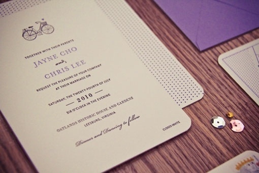 head vs. heart » #design #graphic #letterpress #invites #wedding