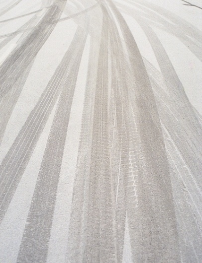 |CarlesPalacio Photography| #carretera #white #snow #road #roderas #gelat #marcas #neu #blanc