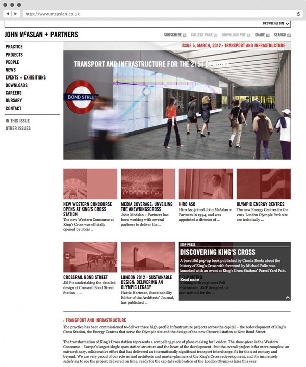rJohn McAslan + Partners. Website. #agency #a #tree #in #london #design #fish #graphic #website #3 #identity #logo #brochure