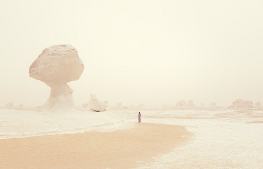 Somewhere in the Middle of Nowhere on the Behance Network #rock #maroon #sea #desert