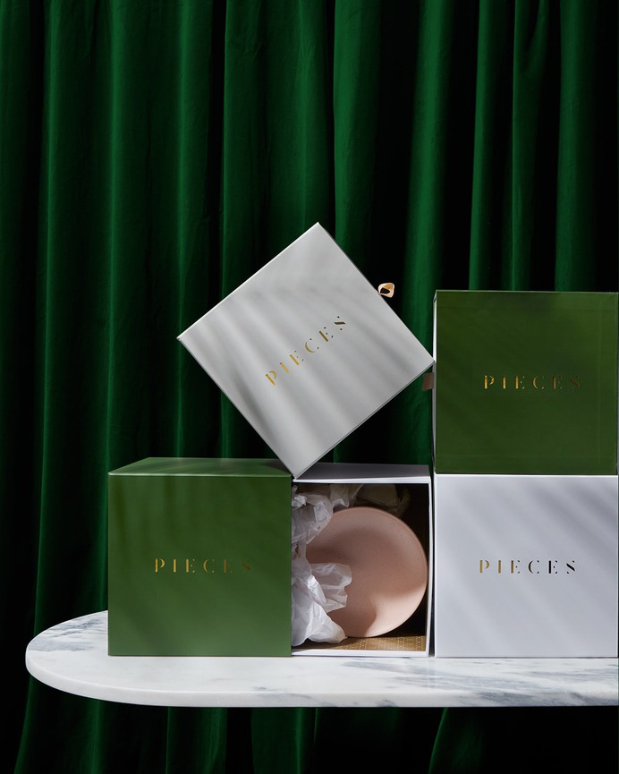 Pieces Corporate Design - Mindsparkle Mag Ryan Romanes Studio designed Pieces Corporate Design. #logo #packaging #identity #branding #design #color #photography #graphic #design #gallery #blog #project #mindsparkle #mag #beautiful #portfolio #designer