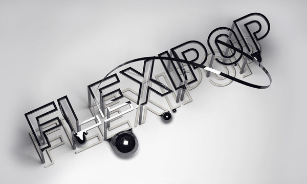 Flexipop PLASTICBIONIC ::: Art direction, Graphic Design #type #3d