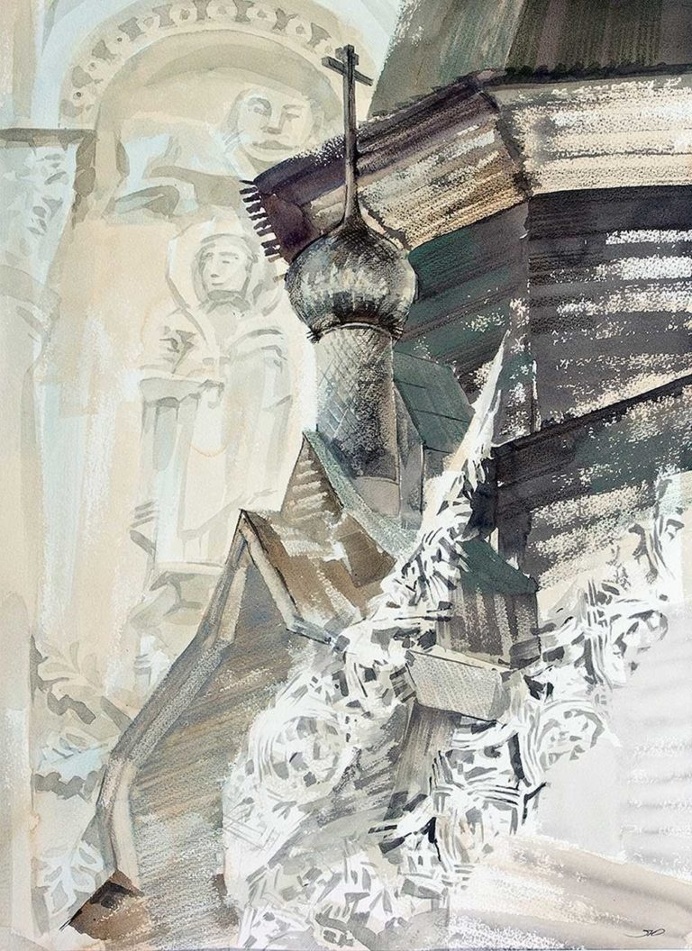 Beautiful Watercolor Paintings by Yuri Lomkov
