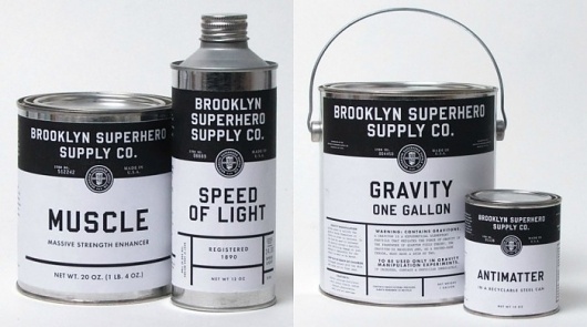 Fonts In Use – Brooklyn Superhero Supply Co. #paint #typography
