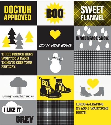Natalie Schaefer #martens #yellow #black #illustration #doc