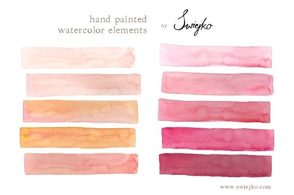 Watercolor - Stripes - Illustrations