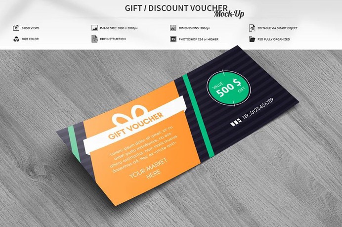 Discount Voucher Mock-Up