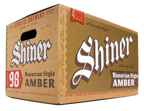 Shiner Bavarian Amber Case #packaging #beer #label