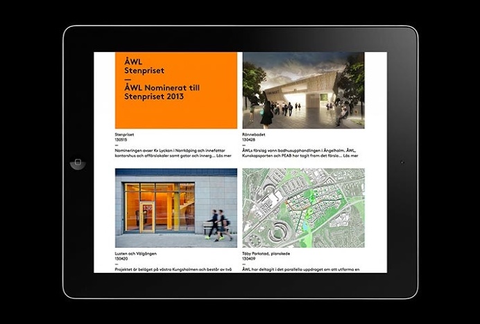 Ã…WL Arkitekter by Henrik Nygren #web design #website