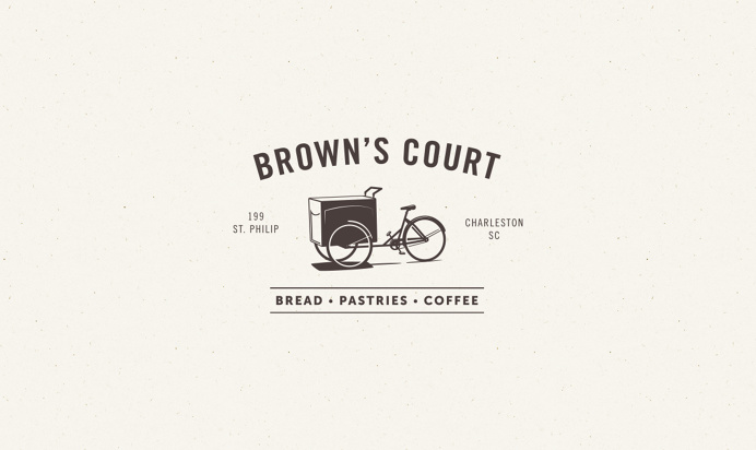 Nudge Studio | http://studionudge.com "Situated in an 1800s Charleston-style home, Brown's Court Bakery is the only remaining structure