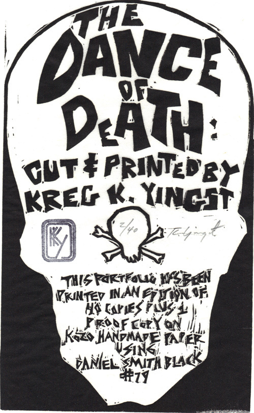 The Linocut Dance of Death - 50 Watts