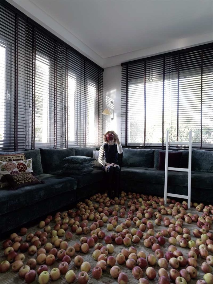 Staged Fine Art Self-Portraits by Amina Benbouchta