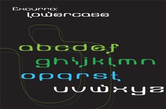 Type | Alyssa George Design #font #electro #lowercase #techno #design #typeface #typography