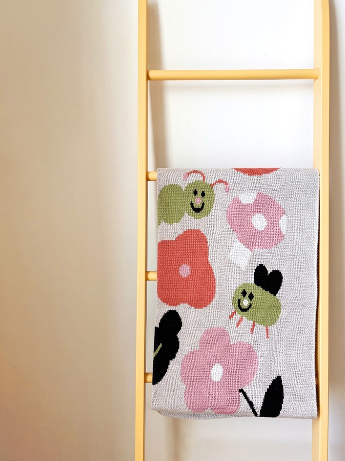 Garden Creatures Mini Blanket