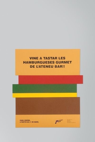 Hamburgueses —Enserio #papers #identity #poster