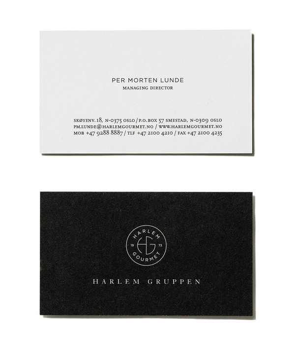 Harlem Gourmet #business #branding #id #card #logo #layout