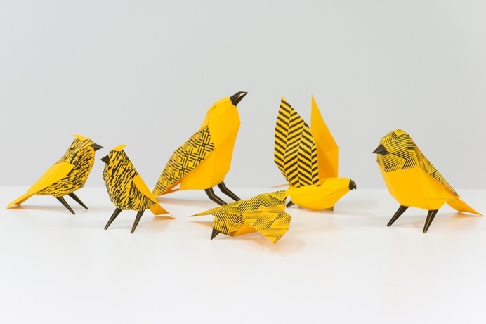The Paper Aviary lands in St James's Market with over 100 multicoloured tropical birds | Creative Boom