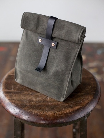 Artifact Bag Co. — No. 215 #handmade #leather #crafts #lunch bag