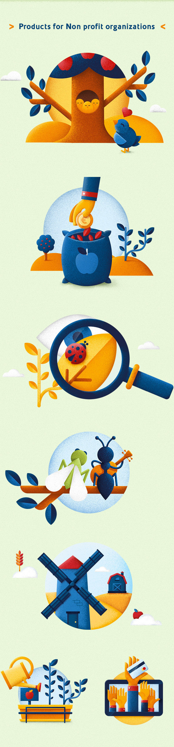 UBI Banca Restyling on Behance #icon #illustration #bank