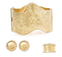 Daniela Vettori Gold-Diamond-Parure