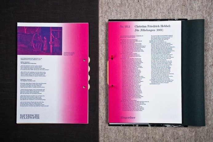 BB – Bayerische Staatsoper,collector's item #print #publication #gradient #layout #editorial