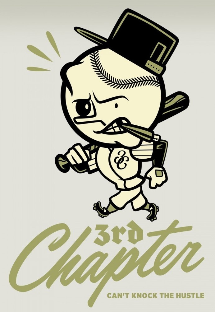 Can't Knock the Hustle #mascot #hustle #knock #hard #baseball #character #life
