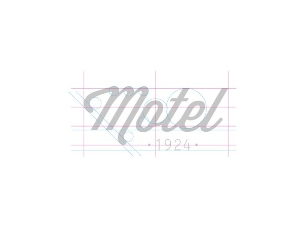 Motel hotel branding / brand identity on Behance #font #line #design #motel #black #logo