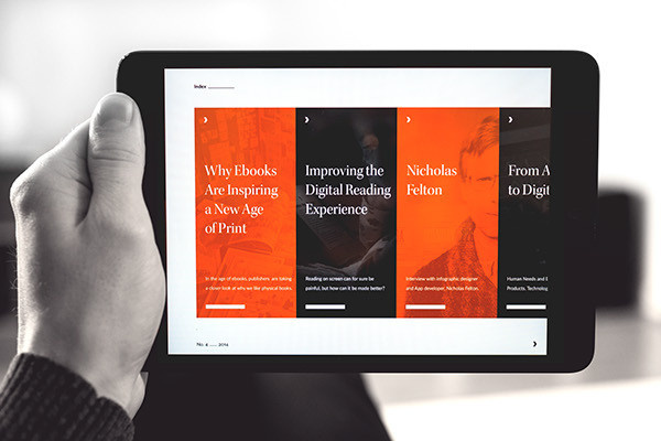 Verso – Digital Magazine on Behance #type