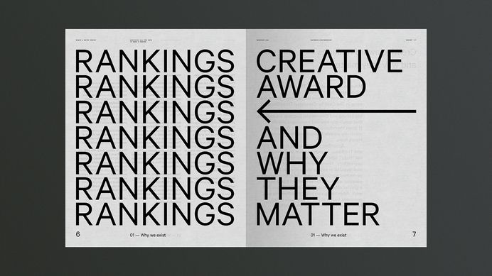 The Black And White Report on Behance