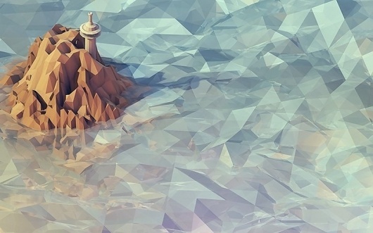 The Fox Is Black #ocean #illustration