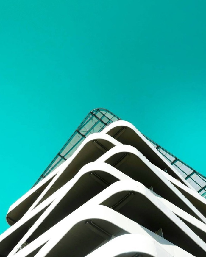 Minimalist and Colorful Architecture Photography by Killian Roman