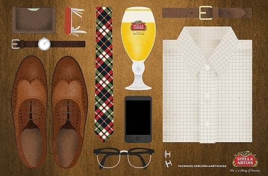 Illustration: Stella Artois | Flickr - Photo Sharing! #illustration #branding #bier