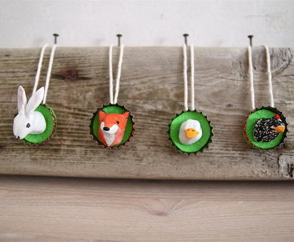 DIY Ideas with Bottle Tops #closure #bottle #top #craft #cap #diy