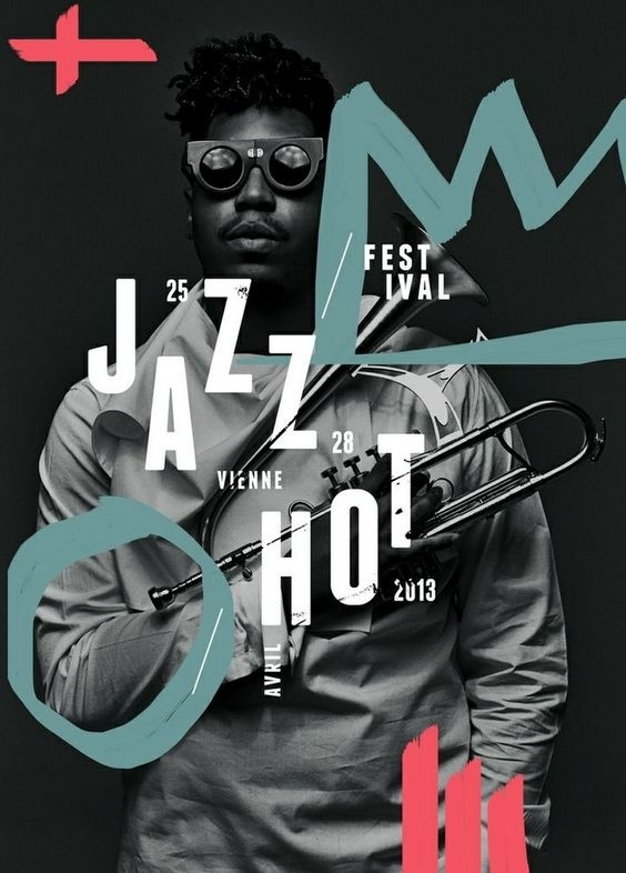 Poster inspiration example #395: jazz festival Poster Design