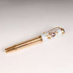 Rare Montblanc fountain pen 'Marquise de Pompadour' from the series 'Patron of Art'.