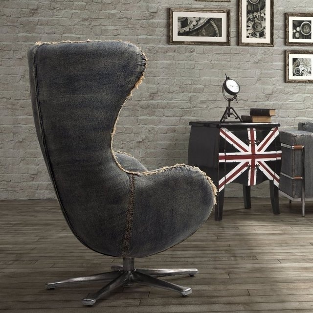 Denim Egg Chair by Arne Jacobsen #tech #flow #gadget #gift #ideas #cool
