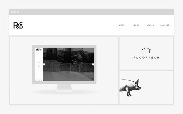 R&Co. Website - http://r-ny.com #responsive #design #clean #website #grid #digital #minimal #web