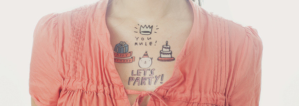 Tattly™ Designy Temporary Tattoos — Welcome #illustration #design #tattoo